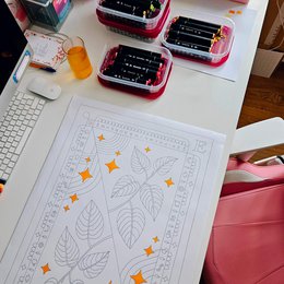 EpiPremnum Aureum Coloring Poster 50x70 cm