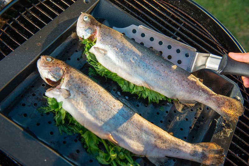 Sæt med 3 FM Professional Barbecue emaljerede stål bageforme