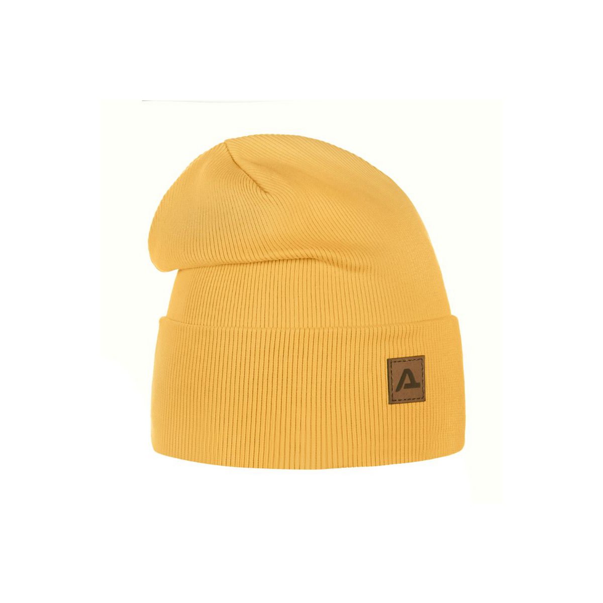 Gorro de primavera RIB - algodón - MOSTAZA