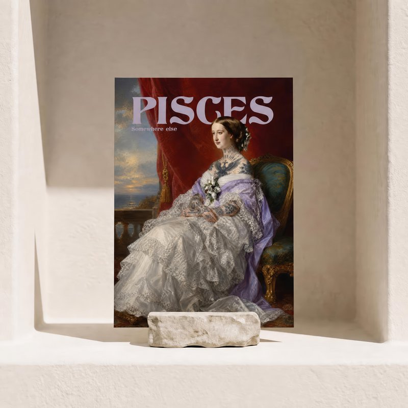 Pisces - Postcard - Astro Queen Collection 
