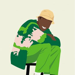 Poster "Tyler the Creator Smile" - A4 & 30x40cm - Art print