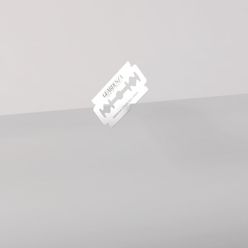 GUARDENZA DOUBLE EDGE BARBERBLAD - Pakke med 5