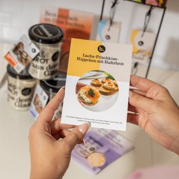 Nachfüller für Bio-Brotbackmischung im Glas "Freudentränen" (600 g)