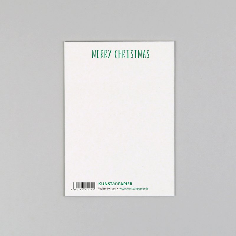Drewno pocztówki Walter Nutcracker Green