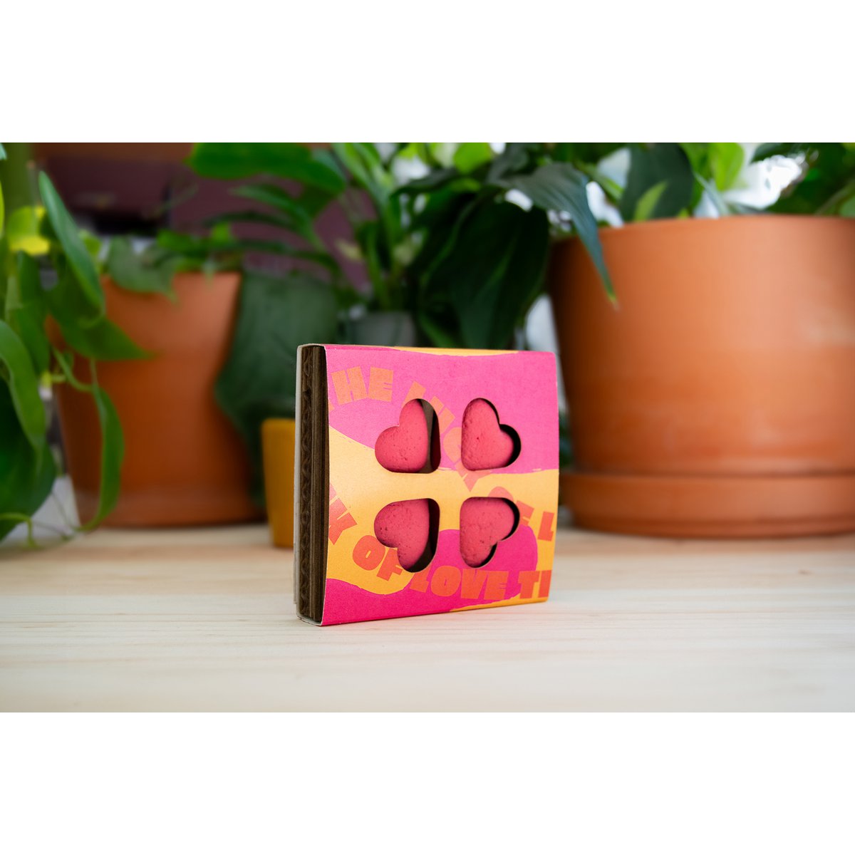 Bombas de semillas plantables - Suerte del amor