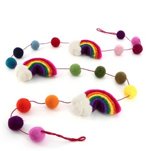 Girlande REGENBOGEN, Filz
