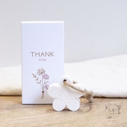 Kleine Geschenkbox. Vielen Dank