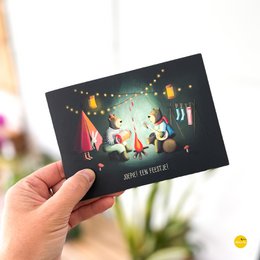 Kartka z życzeniami Berenfeest (złożona)