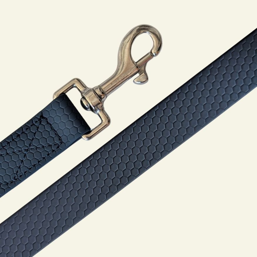 Waterproof multi-position leash Night blue 250cm