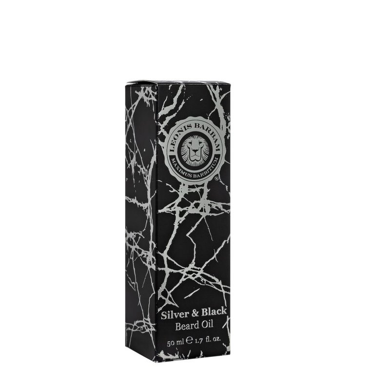 Olio per barba Argento e Nera