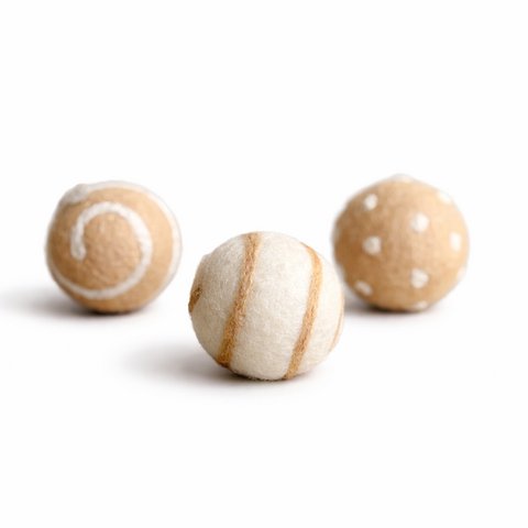 Cattoy Ball Creme Set 3