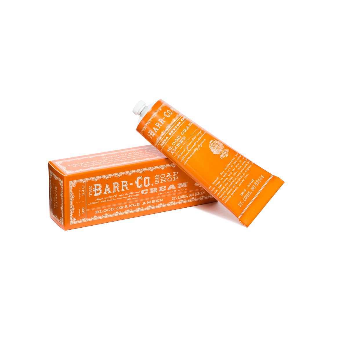 Barr-Co Zeepwinkel Bloedsinaasappel Amber Handcrème