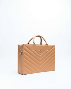 Business Bag Muse Apple Leather Camel