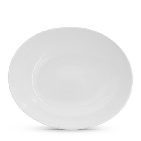 Bowl, oval, 28cm Alta white