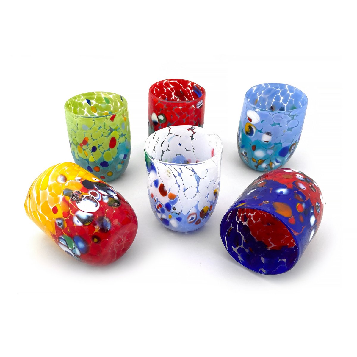 Veronese glass in Murano glass, made on the island of Murano, blow and handmade by Masters Vetrai - Special Edition - 380 ml.