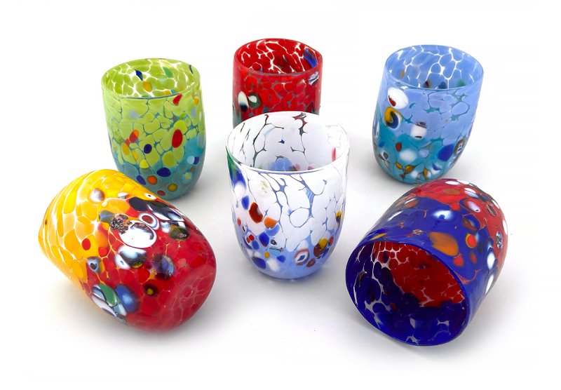 Veronese Glass i Murano Glass, lavet på øen Murano, Blow and Handmade af Masters Vetrai - Special Edition - 380 ml.