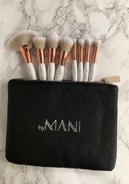 Make-up Pinsel Set 8-teiliges Professional White inklusive Kupplung!