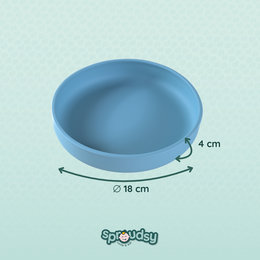 Baby plate with suction cup – Serene