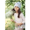Czapka dziewczęca beanie LOVE GREY