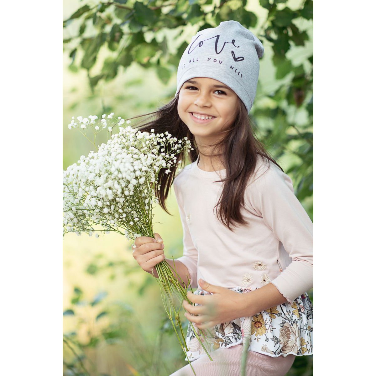 LOVE GREY Beanie-Mütze für Mädchen