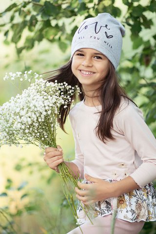 LOVE GREY Beanie-Mütze für Mädchen
