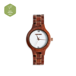 The Magnolia - Handmade Wood Vegan Watch
