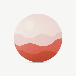 Sunset Wall Art, Pink Medium