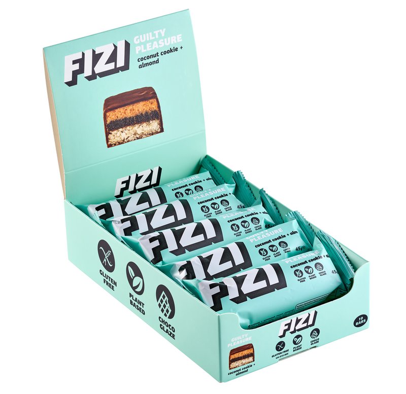 Veganer glutenfreier Bar "Kokoskekse + Mandel" 45G
