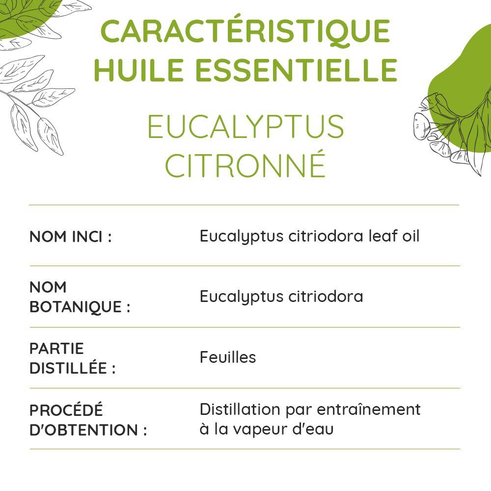 Bio -Zitronen -Eukalyptus ätherisches Öl 10ml