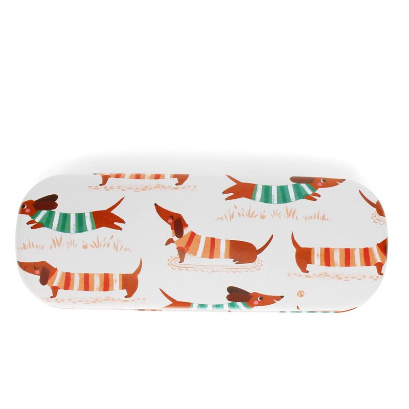 Glasses case & cleaning cloth - Sausage Dog