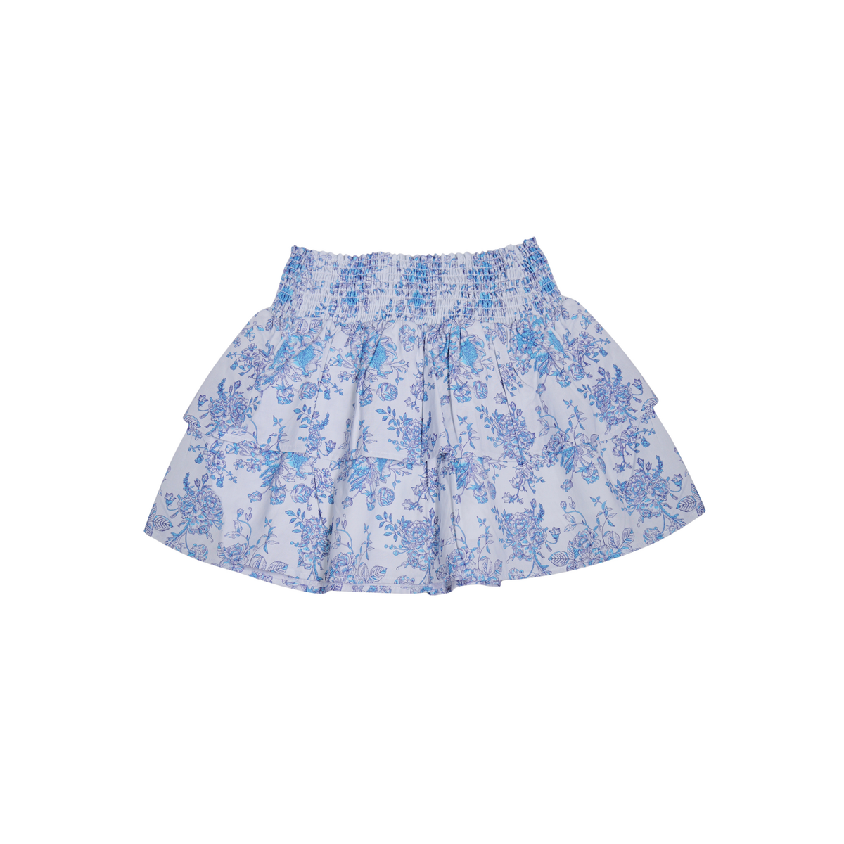 Jupe Fille "Mood Indigo" (Popeline Coton AOP)