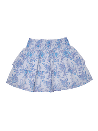 Jupe Fille "Mood Indigo" (Popeline Coton AOP)