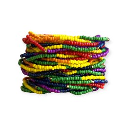 Masai Beaded Bracelet Rainbow