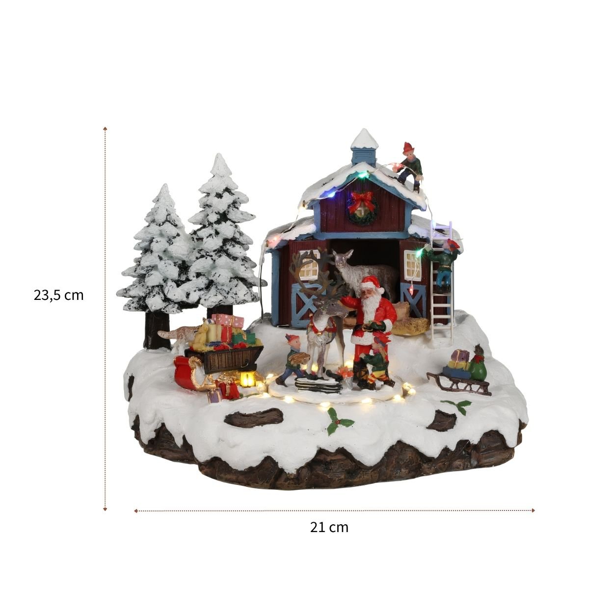Pueblo navideño en miniatura Luville Originals Multicolor