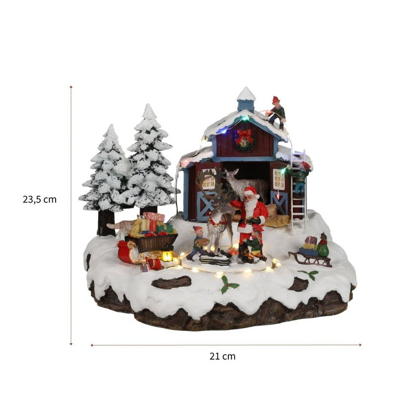 Pueblo navideño en miniatura Luville Originals Multicolor