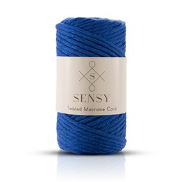 Sensy Premium 3 mm - cordoncino macramè a filo singolo in cotone riciclato al 100%.