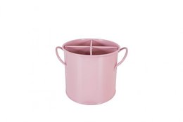 Porte-ustensiles rose 14x13 cm Isabelle Rose