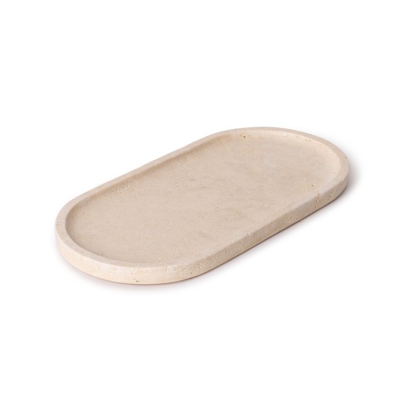 Travertinbakke oval 30x15cm