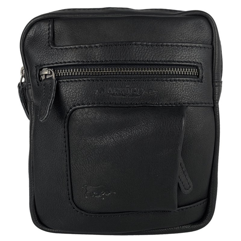 Skuldertaske eller Crossbody-taske i 6 farver glat læder med justerbar skulderrem