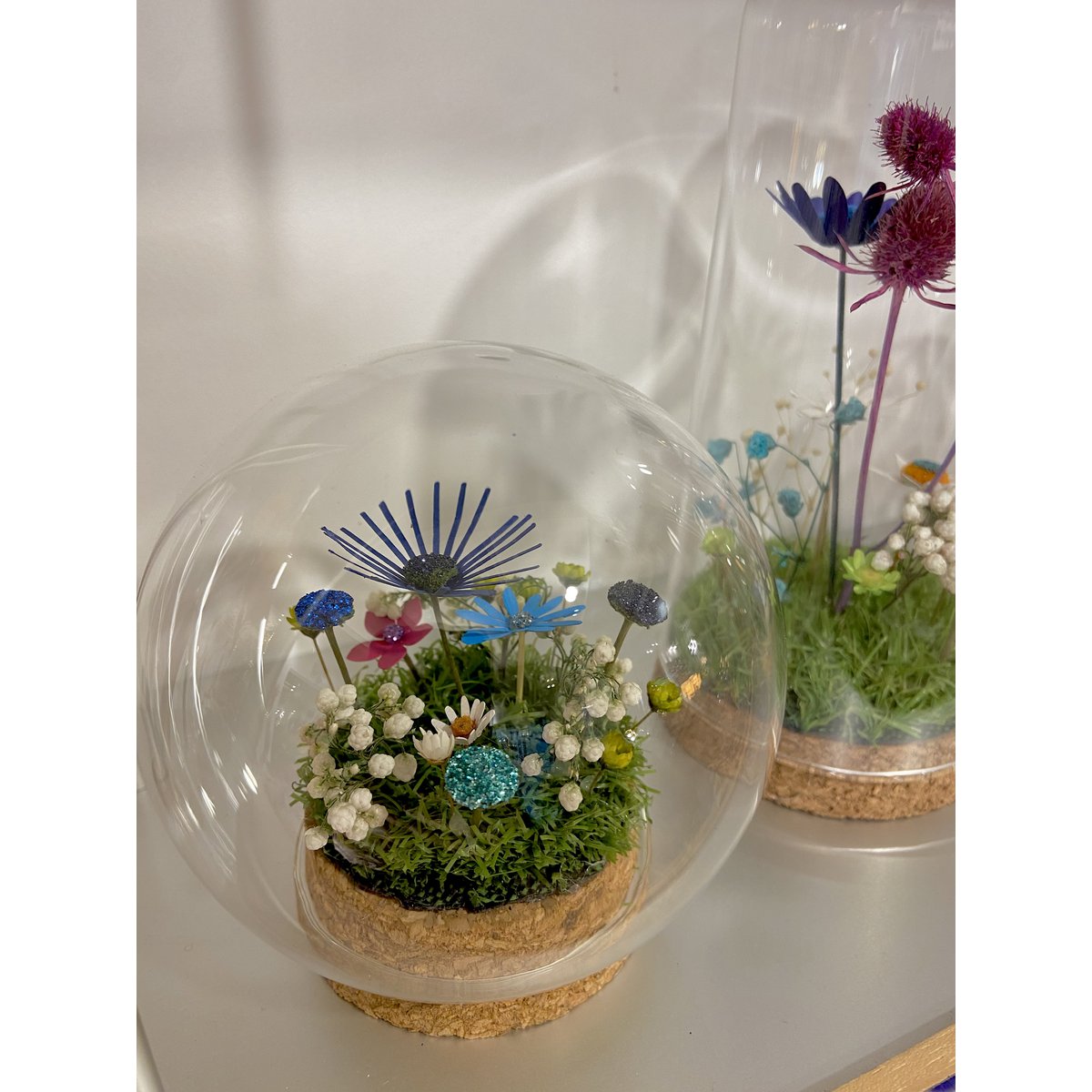 Campana de flores secas (burbuja de jardín (9 cm))