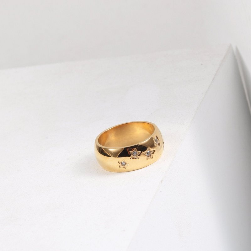 Boa – Bold Night Star Gold-Bandring
