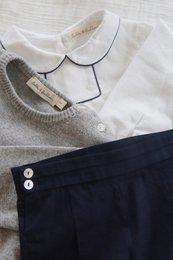 Bermuda elasticizzati - Blu navy