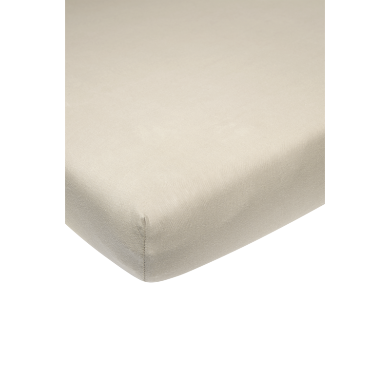 Hoeslaken jersey Sand