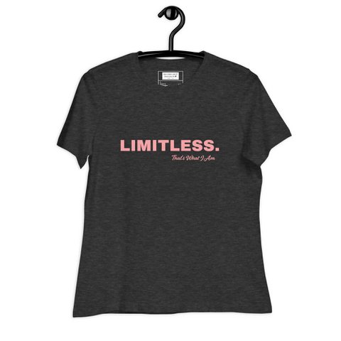 Relaxed-Fit-Shirt LIMITLESS Relaxed-T-Shirt für Damen