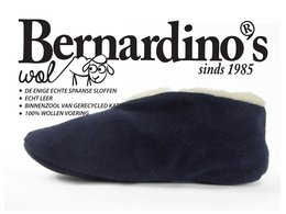 Spansk Slipper navy WOOL 36 - 48