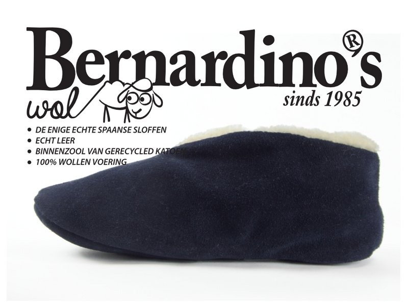 Spanish Slipper navy WOOL 36 - 48