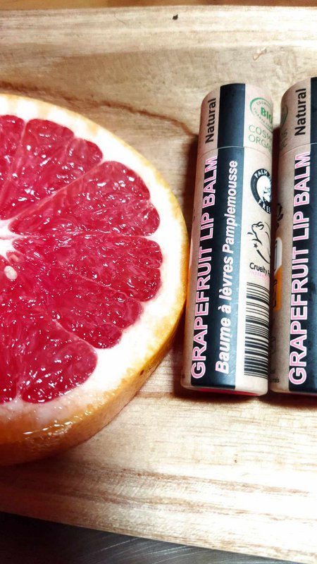 Organic Grapefruit Lip Balm 15ml - One piece