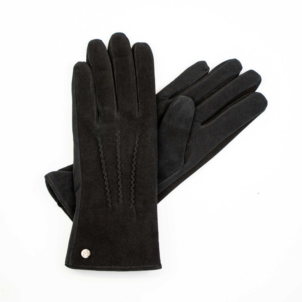 LEYLA – suede women’s gloves with cashmere wool lining