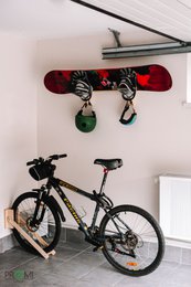 Bicycle rack, Wood bicycle wall stand
