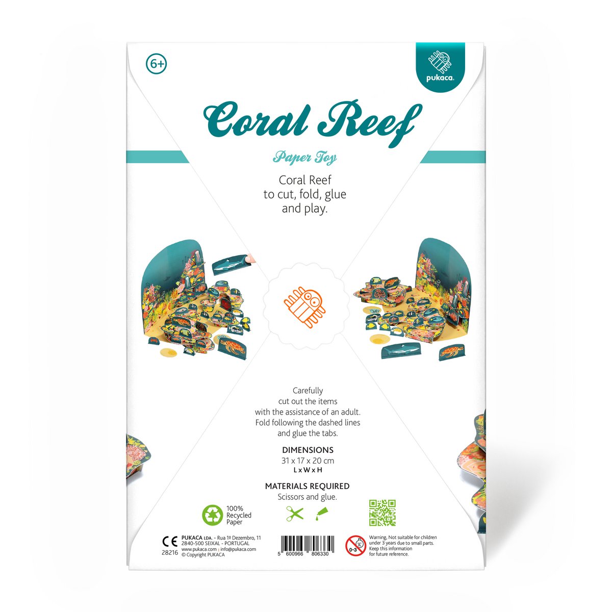Coral Reef Paper Toy